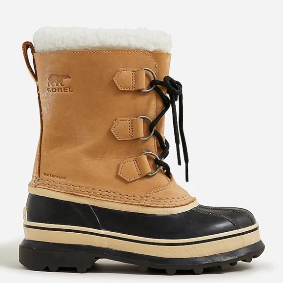 Sorel® Caribou™ YOUTH Suede Lace up Boots Warm winter boots - Picture 5 of 17